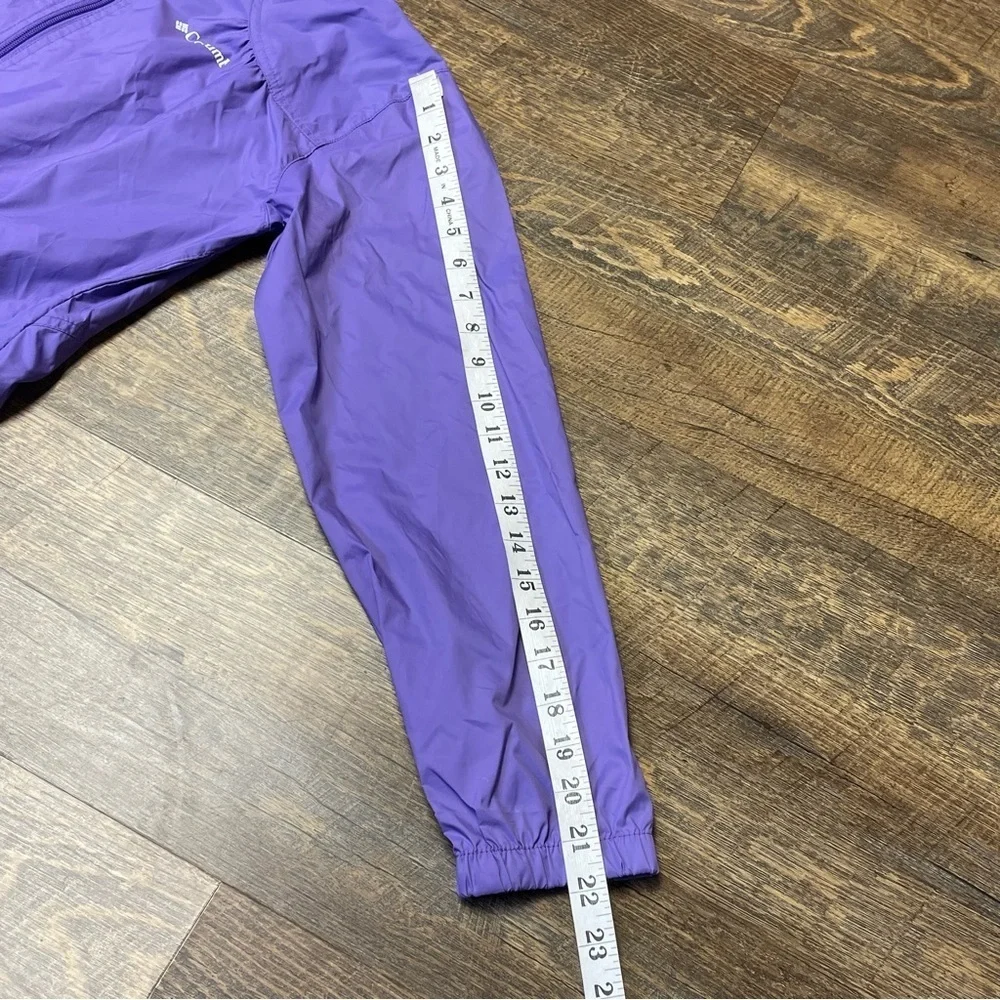 Columbia Girls Switchback II Rain Jacket Purple Size XL Waterproof Hooded